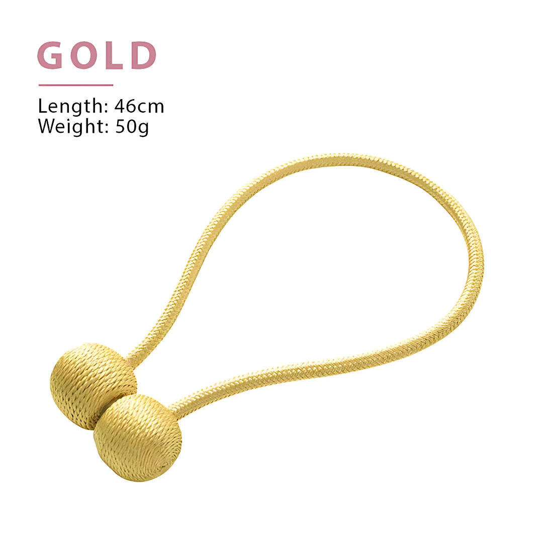 Silknod – Magnetic Curtain Ball Tiebacks (Pair)