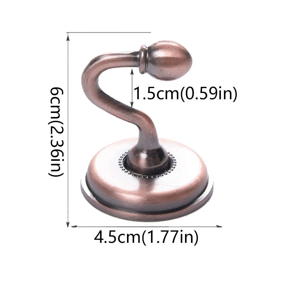 CurvaHold – Retro Metal Curtain Holdback Hooks (Pair)