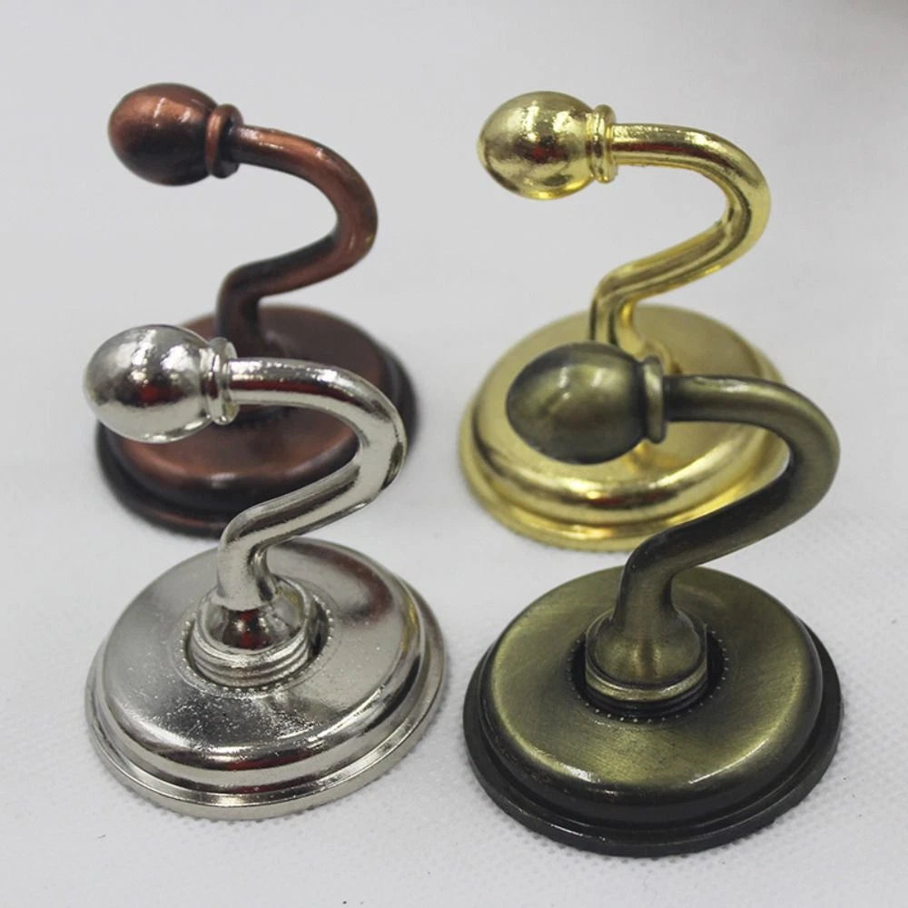 CurvaHold – Retro Metal Curtain Holdback Hooks (Pair)