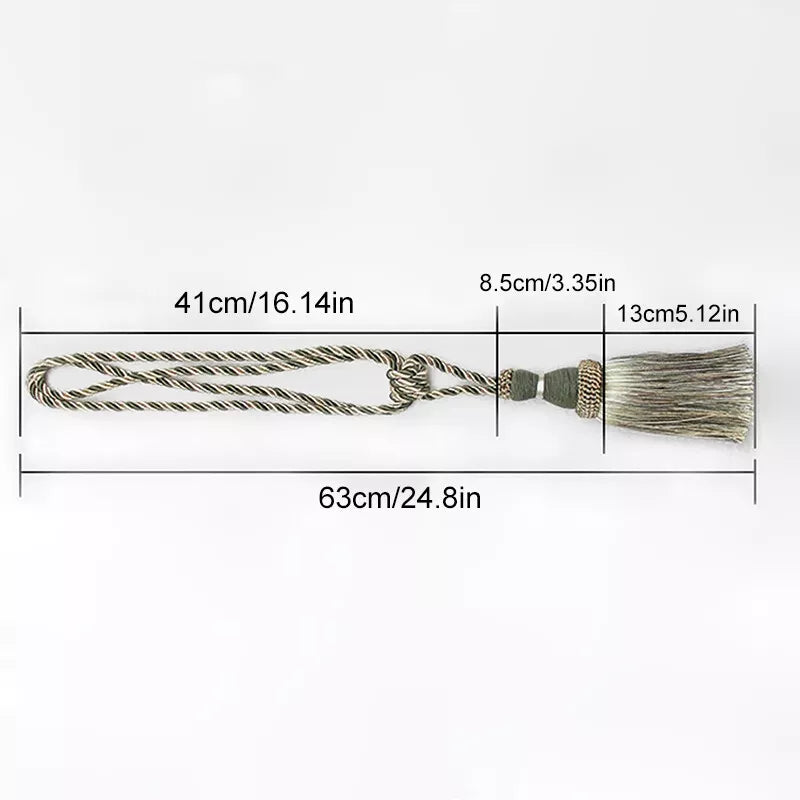The Tassel Atelier - Handmade Decorative Curtain Holder (Pair)