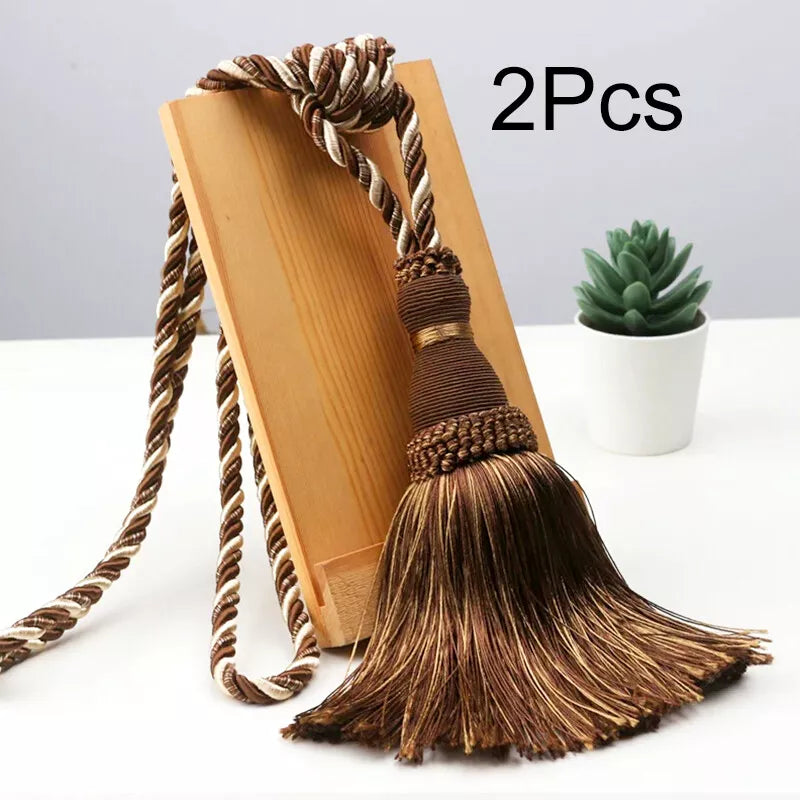 The Tassel Atelier - Handmade Decorative Curtain Holder (Pair)