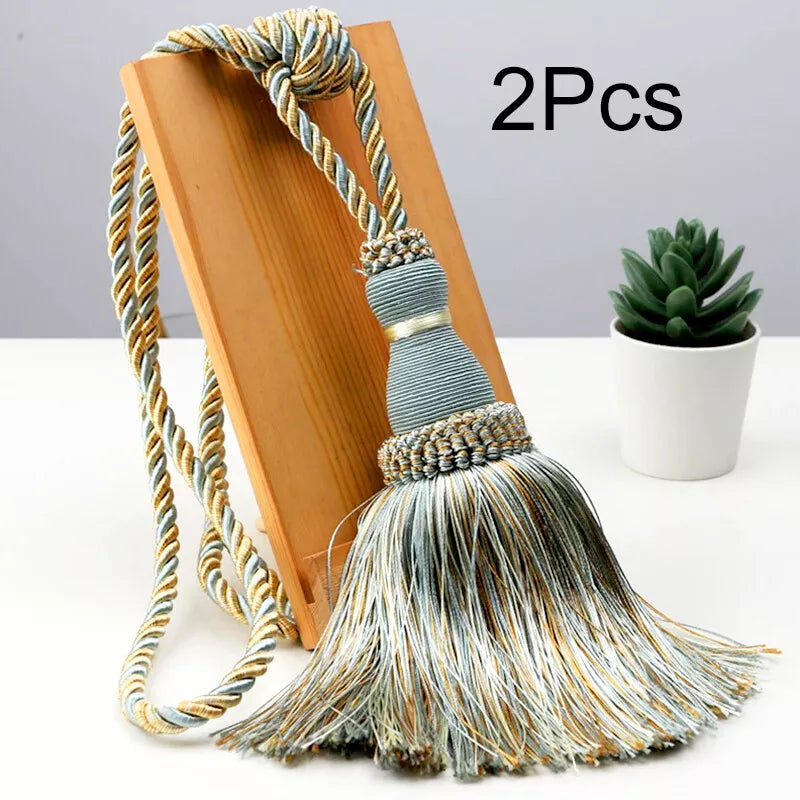 The Tassel Atelier - Handmade Decorative Curtain Holder (Pair)