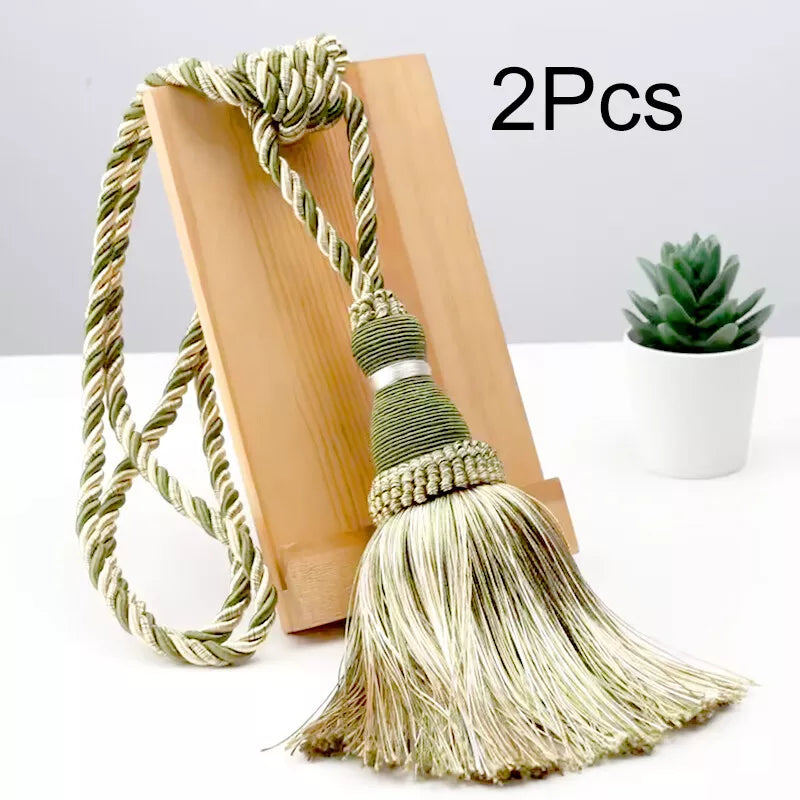 The Tassel Atelier - Handmade Decorative Curtain Holder (Pair)