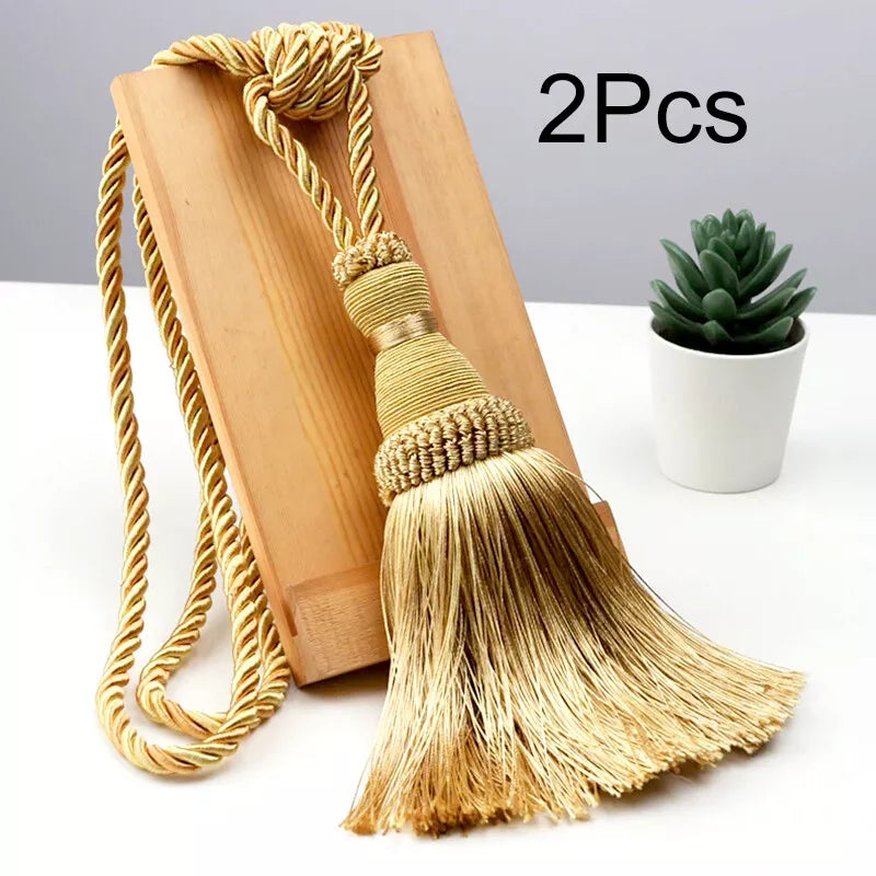 The Tassel Atelier - Handmade Decorative Curtain Holder (Pair)