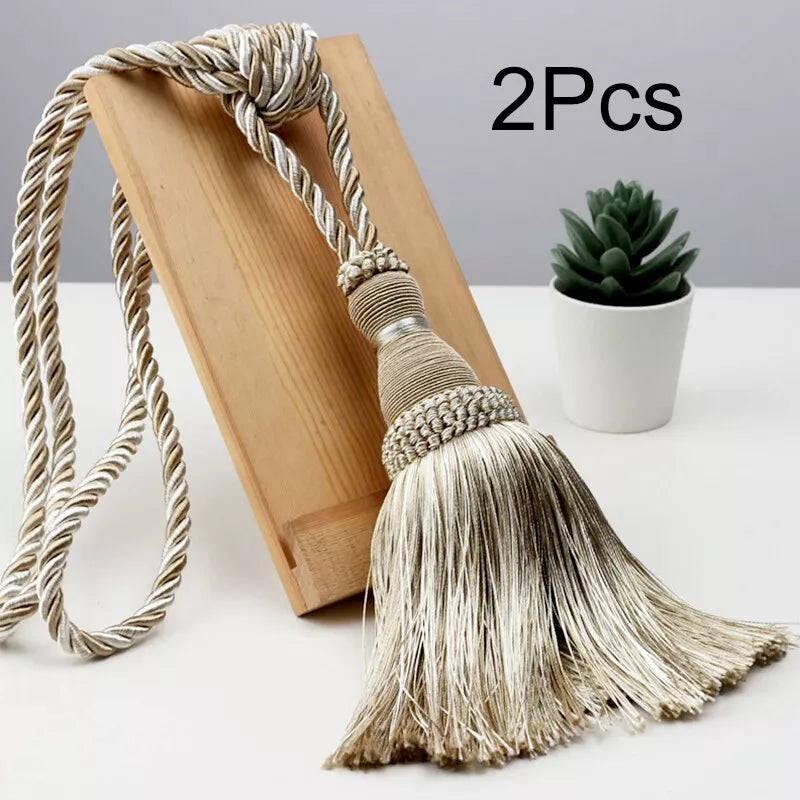The Tassel Atelier - Handmade Decorative Curtain Holder (Pair)