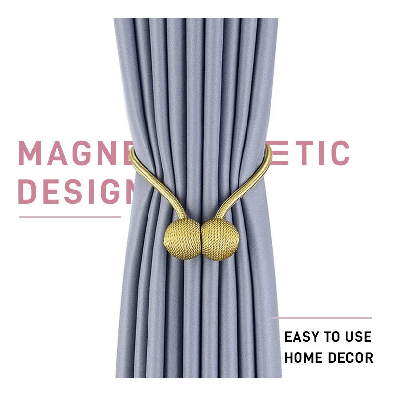 Silknod – Magnetic Curtain Ball Tiebacks (Pair)