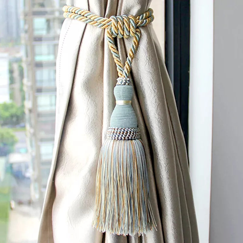 The Tassel Atelier - Handmade Decorative Curtain Holder (Pair)