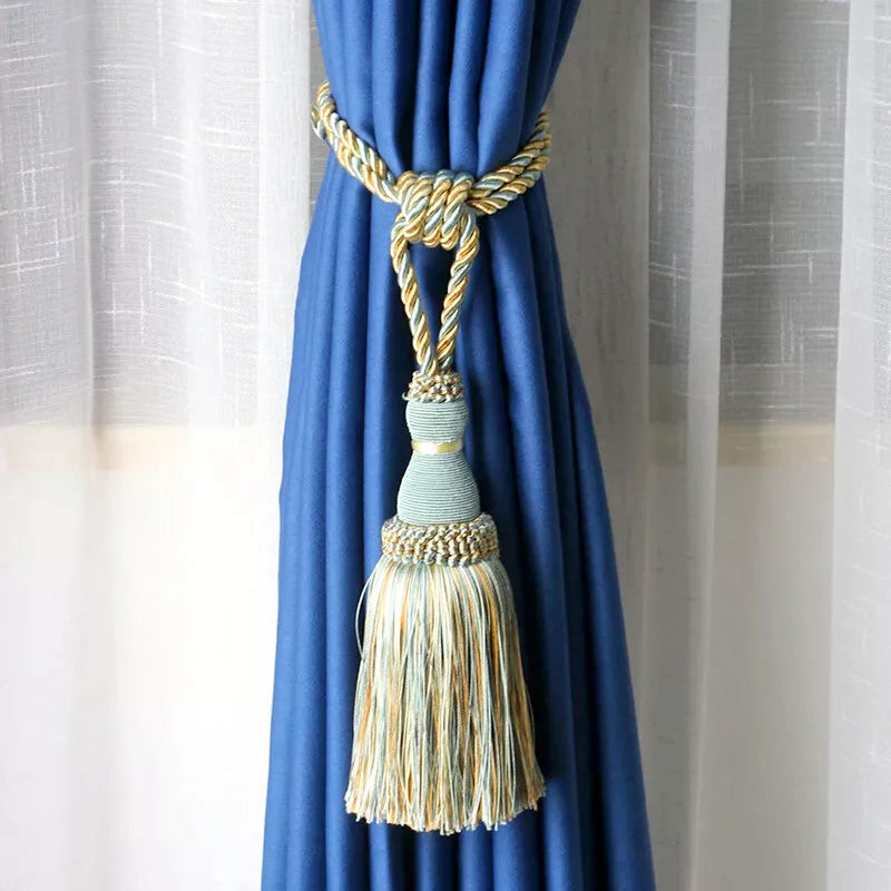 The Tassel Atelier - Handmade Decorative Curtain Holder (Pair)