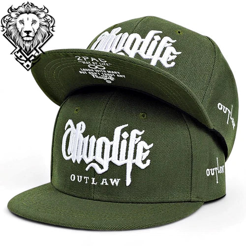 Hiphop Snapback Flat Brim Hat Embroidered Men Women Street Fashion Baseball Cap