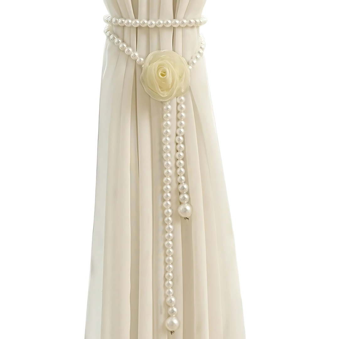 PearlAura – Classic Pearl Rope Tiebacks (Pair)