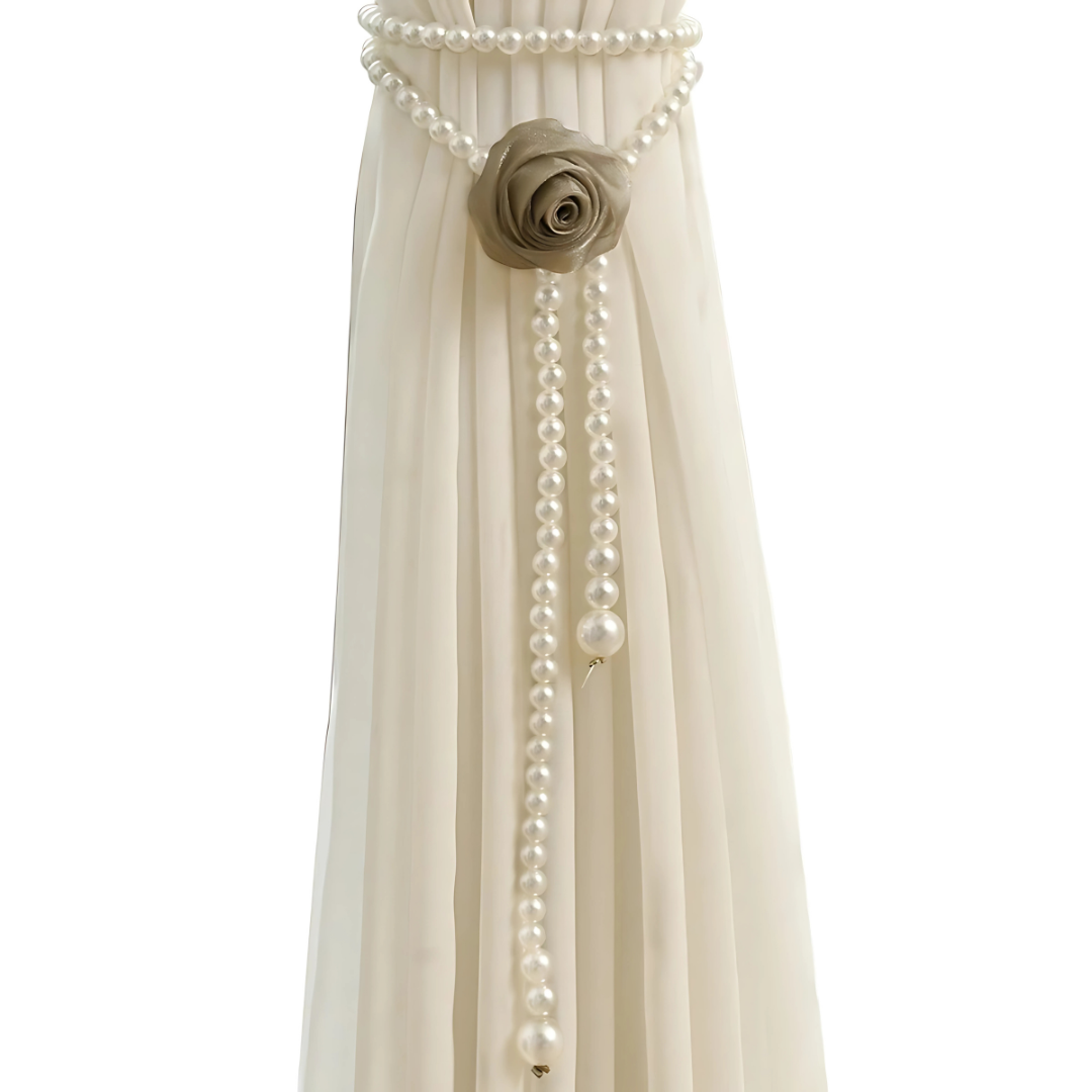 PearlAura – Classic Pearl Rope Tiebacks (Pair)