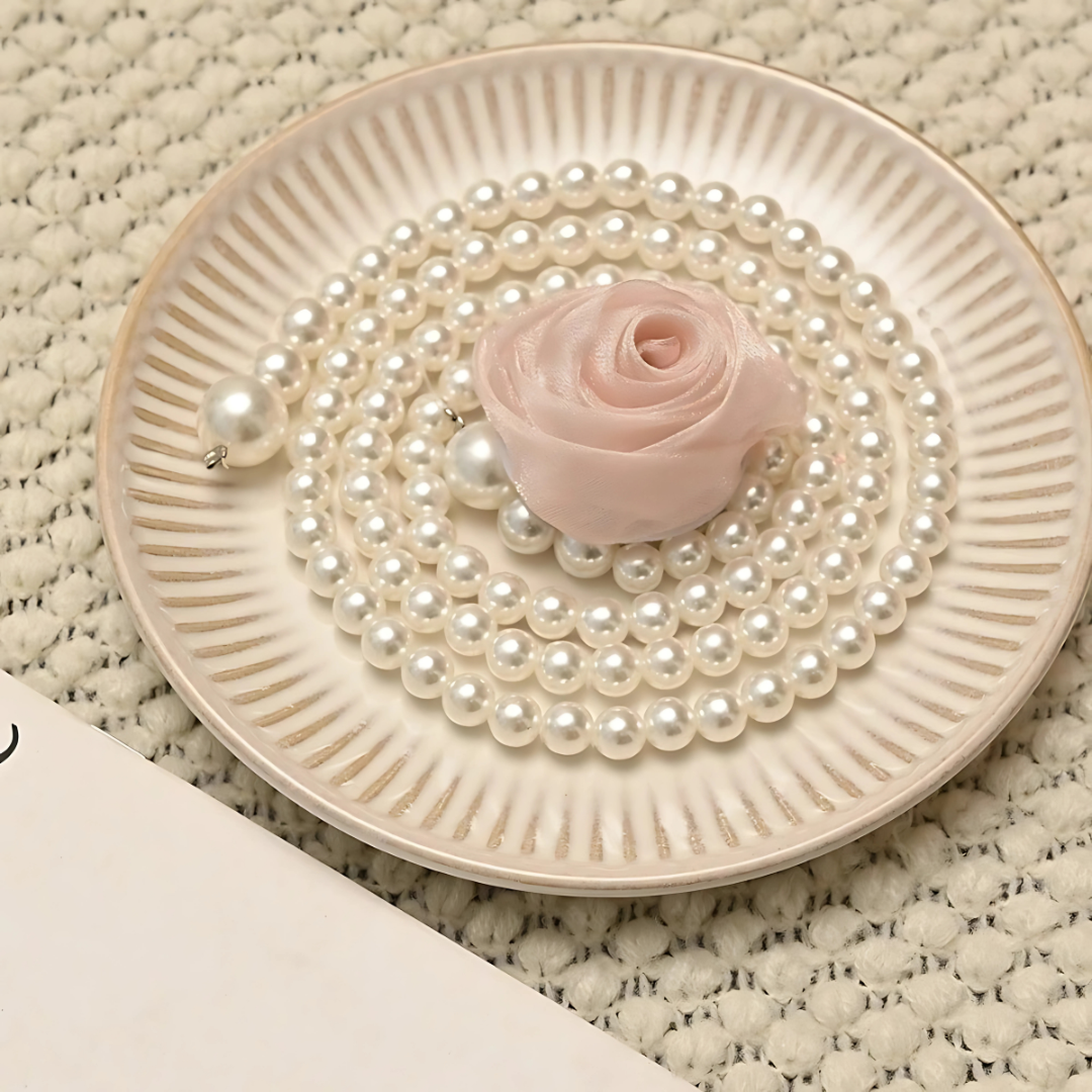 PearlAura – Classic Pearl Rope Tiebacks (Pair)