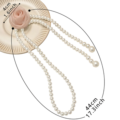 PearlAura – Classic Pearl Rope Tiebacks (Pair)
