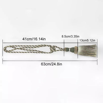 The Tassel Atelier - Handmade Decorative Curtain Holder (Pair)