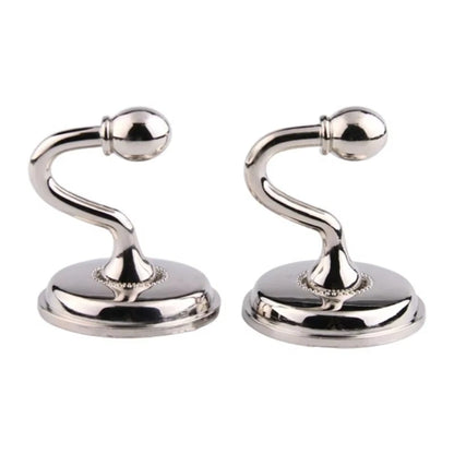CurvaHold – Retro Metal Curtain Holdback Hooks (Pair)